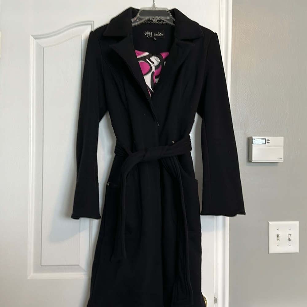 Black dress coat